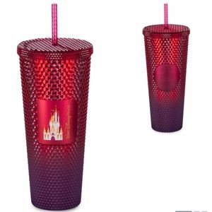Walt Disney World Geometric Starbucks® Tumbler with Straw – Red